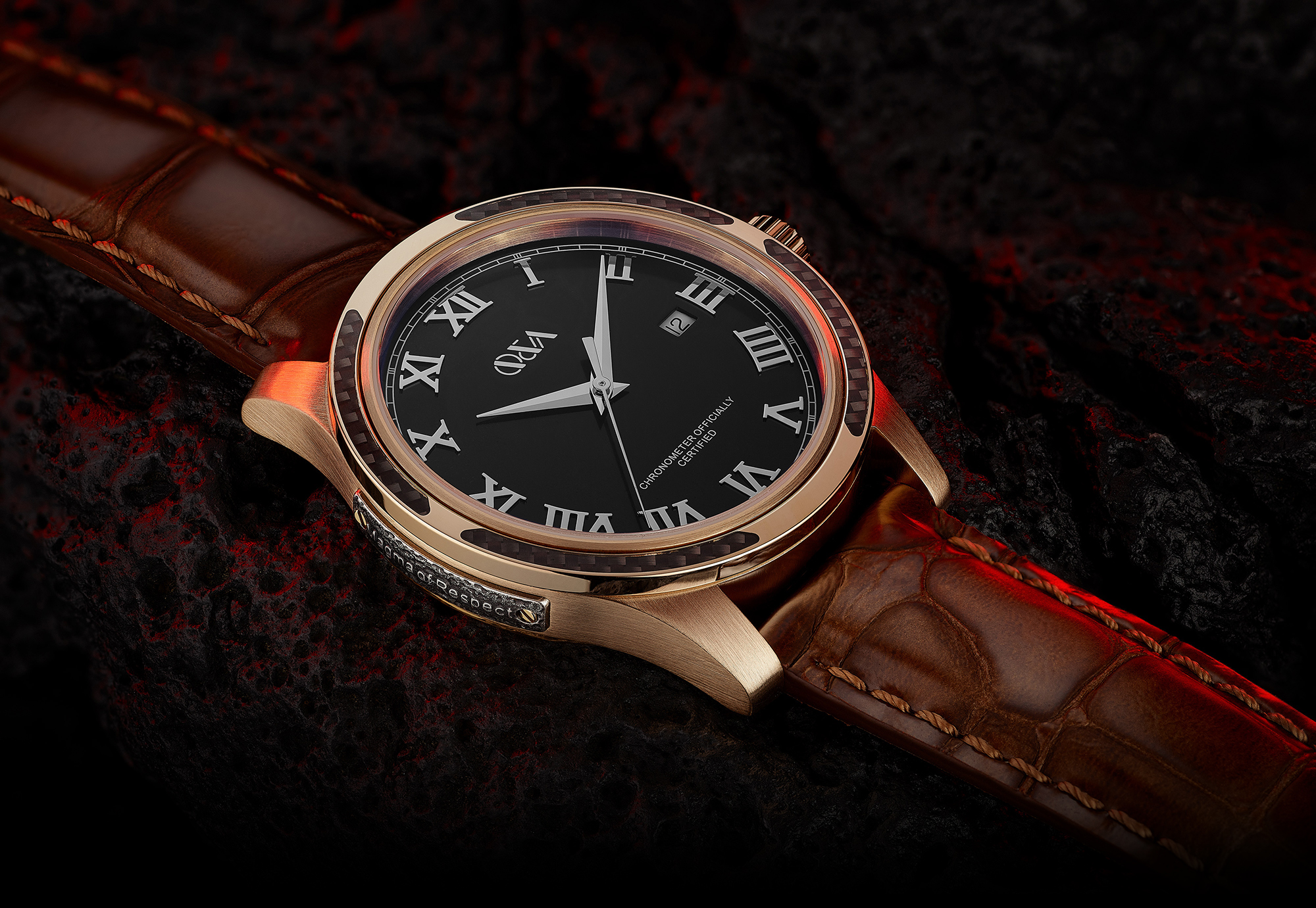 Magma bronze watch image